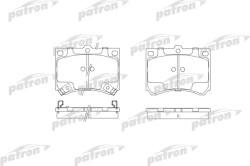 PBP714 Колодки тормозные дисковые
