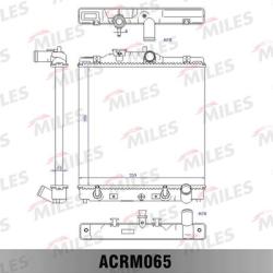 Радиатор (автомат/механика) HONDA CIVIC 1.4-1.6 91-02 acrm065