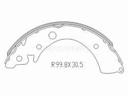 Колодки тормозные барабанные Honda Fit 07-20 / Fit Shuttle 11-15
