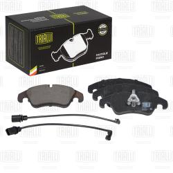 Колодки торм. для а/м Audi A6 (11-)/Q5 (08-) диск. перед. т/с TRW (в компл. с 2-мя датч.) (PF 4174)