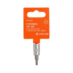 Головка 1/4" со вставкой TORX с отверстием TX20, L=38мм (ATAP042)