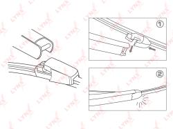 Щётка стеклоочистителя задняя, 330мм LR33P