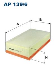 Фильтр воздушный AUDI A3/SKODA OCTAVIA/VW GOLF 1.2-2.0 12- AP 139/6