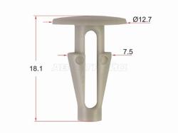 Клипса фиксатор HONDA (1 шт.)