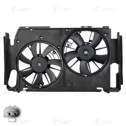 Э/вентилятор охл. для а/м Toyota RAV 4 (06-) 2.0i/2.4i (2 вент.) (с кожухом) (LFK 19R4)