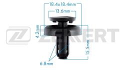 Клипса крепёжная Toyota (миним. кол-во заказа 10 шт) be-1987