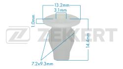 Клипса крепёжная Toyota (миним. кол-во заказа 10 шт) be-2178