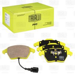 Колодки торм. для а/м VW Polo Sedan (RUS) (10-) 1ZС диск. перед. (с датч.) (керам.) (PF 1801CR) PRO