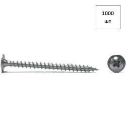 SPAX Саморез 3.5 х 15, линзообр.гол., полн.резьба, никелир., PZ 1000шт FORTLUFT sts029788