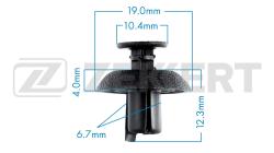 Клипса крепёжная Toyota (миним. кол-во заказа 10 шт) be-1512