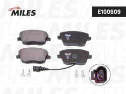 Колодки тормозные SKODA FABIA/VOLKSWAGEN POLO 1.2-1.9D 01- передние SemiMetallic E100609