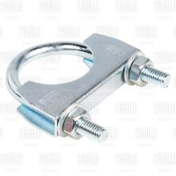 Хомут глушителя U-образный D=51 мм (стремянка) (оцинк. сталь) (UC 51 Z)