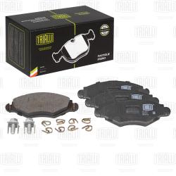 Колодки торм. для а/м Peugeot 206 (98-)/306 (97-) диск. перед. (с уст. кмпл.) (PF 4317)