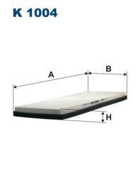 Фильтр салона AUDI A4 95-01/VW PASSAT 96-00 K 1004