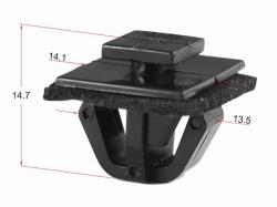 Клипса молдинга кузова HYUIDAI/KIA (1 шт.)