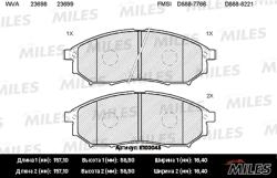 E100045 Колодки торм. NISSAN MURANO/PATHFINDER/QASHQAI/RENAULT KOLEOS перед.SemiMetallic