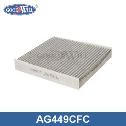 Фильтр салона RENAULT CLIO/LOGAN/SANDERO 12- угольный AG 449 CFC