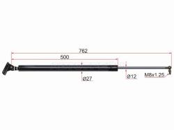 Амортизатор крышки багажника Hyundai H1 97-07 / Starex 97-07 (Слева)