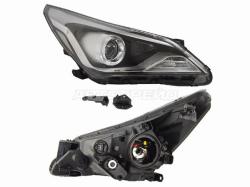 Фара Hyundai Solaris 14-17 (Справа/ Галоген/ С электрокорректором/ Линза)