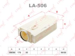 Фильтр воздушный MERCEDES-BENZ C220D-250D(W204) 08> / CLS220D-250D(C218) 14> / E200D-250D(W212) 09> la-506