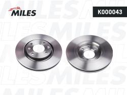 K000043 Диск тормозной CITROEN C3/C4/C5 03>/BERLINGO 96>/PEUGEOT 206/307/PARTNER пер.