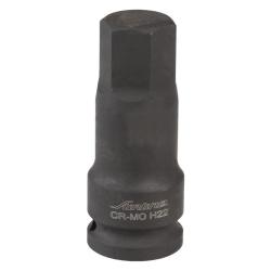 AIRLINE ATAS018 Головка ударная торцевая 1/2" DR внешний шестигранник H22 L=78 мм