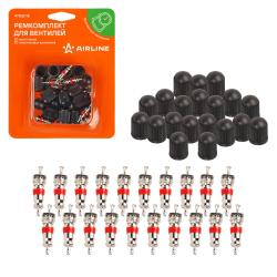 Ремкомплект для вентилей (20 золотников, 20 пласт. Колп.) в блистере (ATRS018)