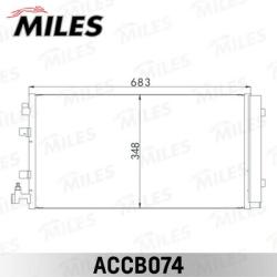 Конденсер RENAULT FLUENCE 1.5D/1.6/2.0 10- accb074