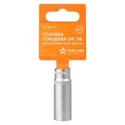 Головка торцевая 1/4" шестигранная 12мм глубокая пласт.подвес (AT-S14-17)