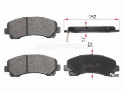 Колодки тормозные (Спереди) Chevrolet TrailBlazer 12-15 / Isuzu D-MAX 02-12