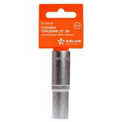 Головка торцевая 1/2" шестигранная 13мм глубокая пласт.подвес (AT-S12-25)