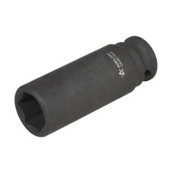 Головка ударная торцевая 3/8"DR шестигранная глубокая 16мм, L=65мм (ATAS329)