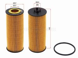 Фильтр масляный (картридж) MERCEDES A-CLASS W176/ CLA 13-19/ GLA 14-/ GLE 19-/ S-CLASS W222 17-20