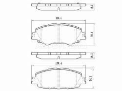 Колодки тормозные (Спереди) Toyota Corolla (E210) 18-22