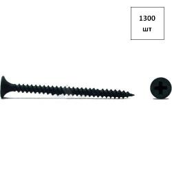 саморез потай.4.8х110 частый ш.р.оксид.(1 ук) 1300шт FORTLUFT sts018590