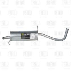 Глушитель для а/м Skoda Fabia (01-)/VW Polo (01-) 1.4i осн. (алюм. сталь) (EMM 1811)