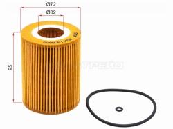 Фильтр масляный (картридж) MERCEDES GL-CLASS X164/166 3,0 07-16 DIESEL/ML-CLASS W164/166 05-15/C-CLA