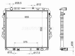 Радиатор Toyota Hilux Pick Up 15-20