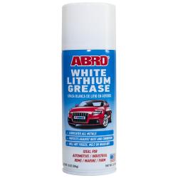 ABRO Смазка литиевая белая (284 г) аэрозоль LG-380