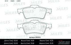 Колодки тормозные NISSAN PRIMERA (P12) 02-/RENAULT LAGUNA 01- задние Ceramic E510113