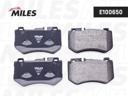 E100650 Колодки тормозные MERCEDES W205 14- передние L 127.7мм SemiMetallic