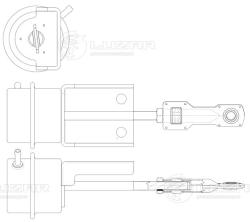 Актуатор турбокомпрессора для а/м ГАЗель Бизнес Cummins ISF2.8 E-3 (тип HE200WG) (LTC 0322)