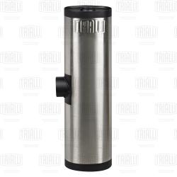 Глушитель универс. (овал 125x175) L=630 d=76-52 (1 вх. 2 вых.) (нерж. сталь) (EMM 20Т63076-52)