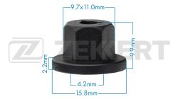 Клипса крепёжная General Motors (миним. кол-во заказа 10 шт) be-2707