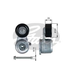 Ролик натяжной привода вспомогательных агрегатов t39360