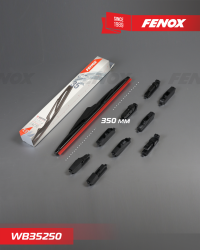 Щётка с/о 350мм 14"" Задняя. Крепление: 10 в 1 WB35250