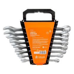 Набор ключей комбинированных PRO 8пр. (8-17мм) холдер (AT-8-44)