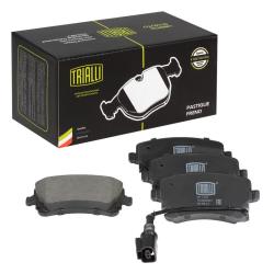TRIALLI PF 1875 Колодки тормозные дисковые для автомобилей VW Transporter T5 (03-) задние для тормозной системы TRW в комплекте с датчиком