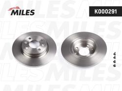 K000291 Диск тормозной RENAULT LOGAN/SANDERO передний не вент.D 259мм.