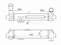 Интеркулер KIA SORENTO 03-06 (140л.с.)